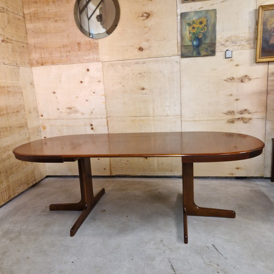 Image 1 of Tavolo da pranzo vintage allungabile Lübke, tavolo vintage in palissandro, tavolo ovale
