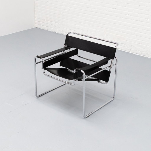 Marcel Breuer Wassily Poltrona Knoll anni '80