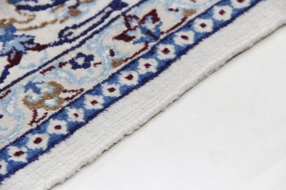 Image 1 of Original Handgeknüpfter Perserteppich Nain 9 LA Fein mit Seide 345 x 150 cm