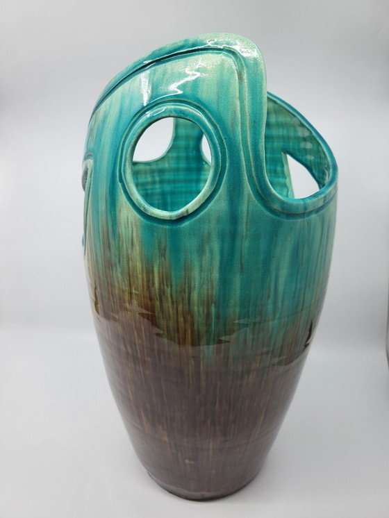Image 1 of Accolay-Eiformvase aus Keramik, Frankreich, 1960
