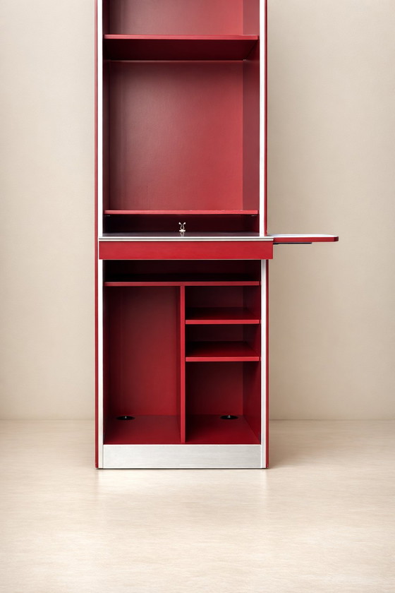 Image 1 of Pastoe design column cabinet with pull-out desk – Made in Holland