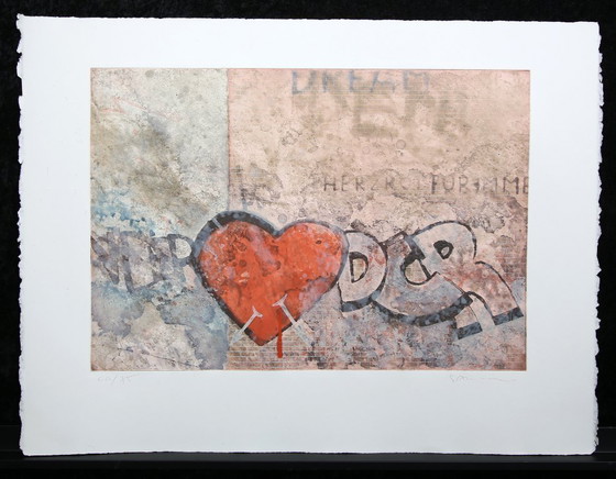 Image 1 of Salzmann, Gottfried - Hart Rood - Ets - handgesigneerd