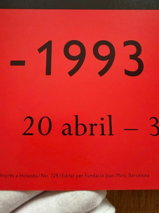 Image 1 of Joan Miró (1893-1983), Cap d'home, 1937, copyright Fundació Joan Miró, Barcelona/Disseny..., 1993, Impres a Holanda/Nr. 728