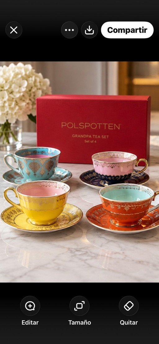 Pols Potten Grandpa Teeservice, nie benutzt. Originalpreis 130€