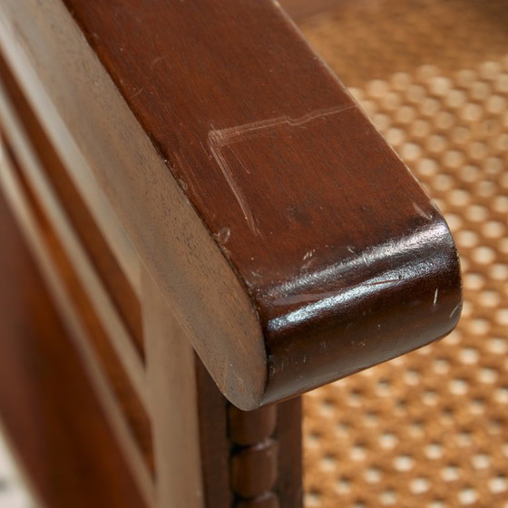 Image 1 of Sillón MK10904 de haya y ratán