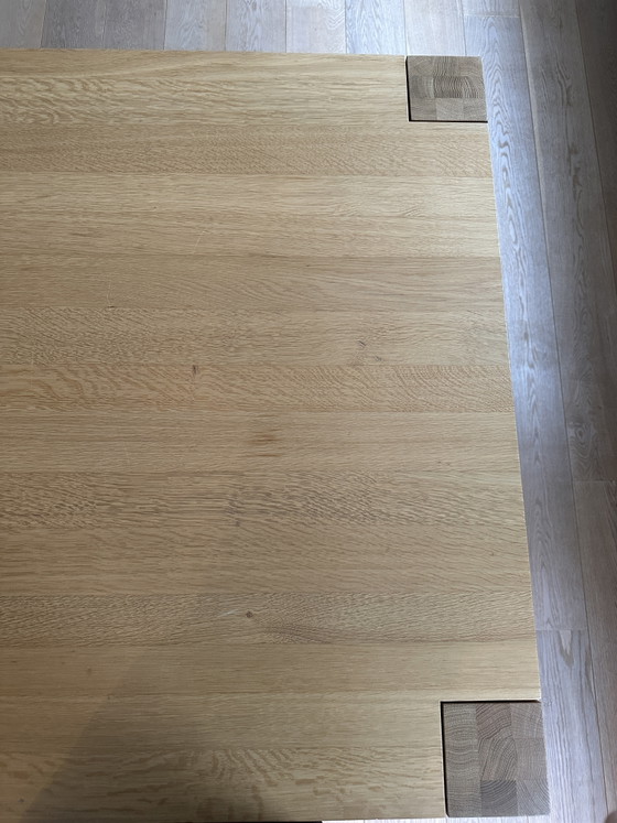Image 1 of Modern Oak table 220cm x 105cm and 77cm high