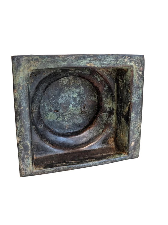Lakshmi (Sri Devi) – Südindische Bronze-Göttinnenstatue, 17. Jahrhundert – Bildhauerei (photo 11 of 12)