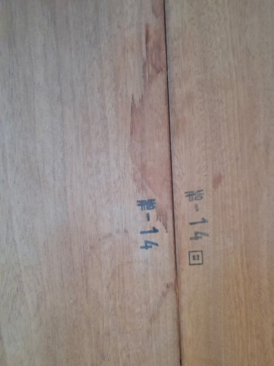 Bramin eettafel, teakhout, Bruin, Mid Century Modern (foto 6 van 7)