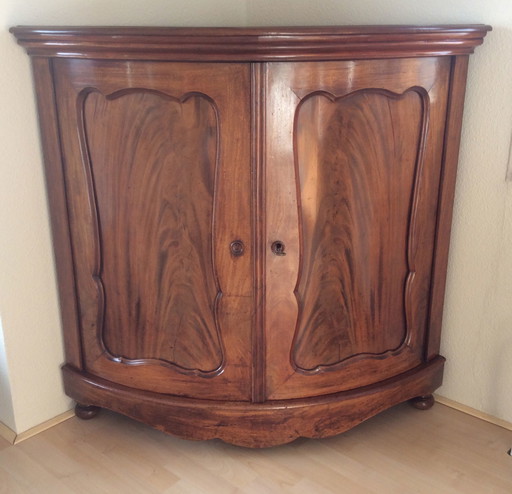 Mobile angolare Biedermeier semicircolare