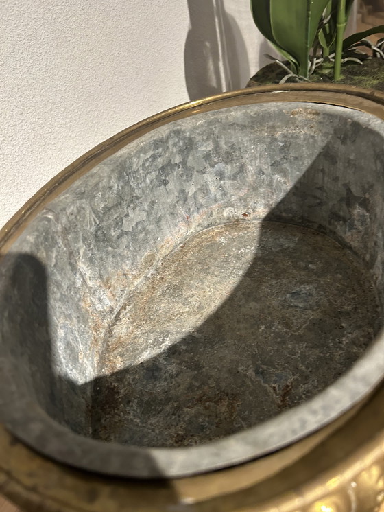 Image 1 of Vaso da fiori francese in rame Jardnière