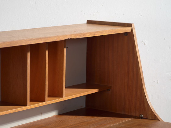 Bureau vintage (c.1960) #47, Bureaux, Bois, Métal, Marron, Scandinavian (photo 18 sur 24)