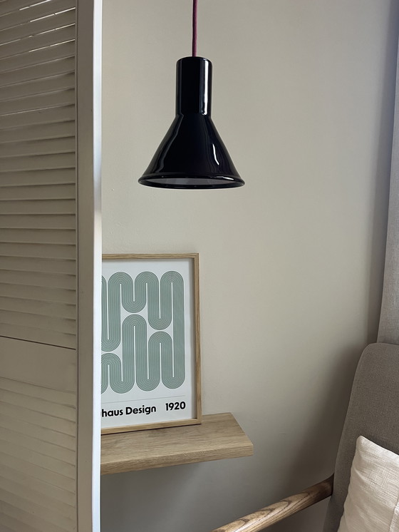 Image 1 of vintage Holmegaard P&T pendentif ensemble de 2 - Michael Bang - Lampe design danoise