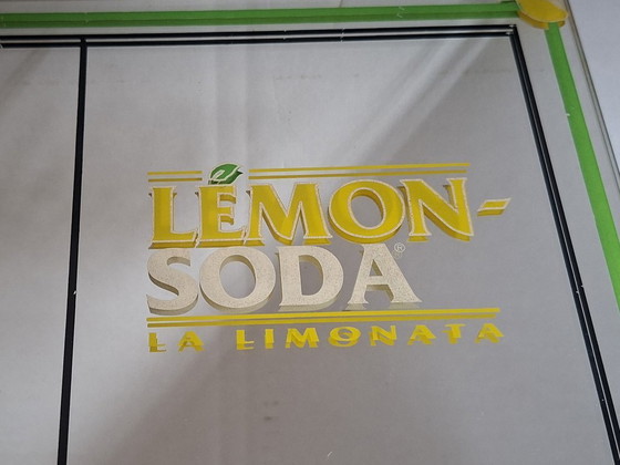Image 1 of Paire de miroirs LEMON SODA vintage extrêmement rares – Pop Art original des années 1970