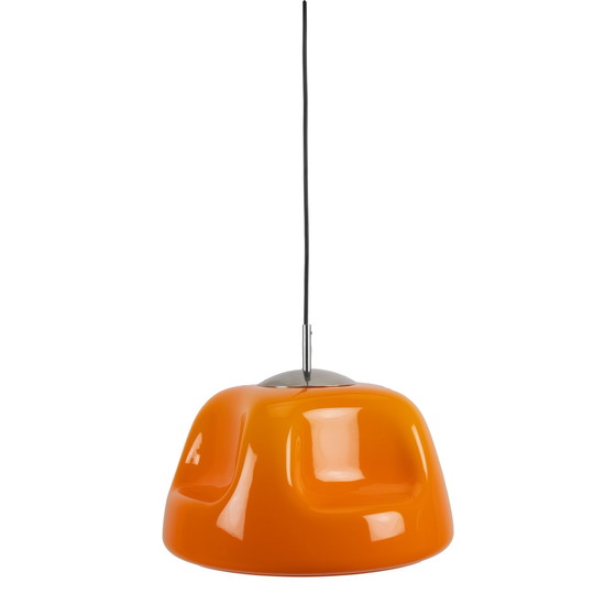 Image 1 of Funky Orange Space Age Pendant Lamp