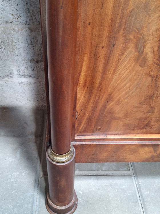 Image 1 of Armario penant con tapa de mármol del siglo XIX.