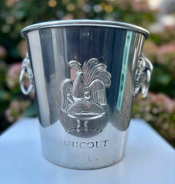 Bricout Seau à Champagne Vintage, Accessoires de table, Métal, Argenté (photo 3 sur 6)