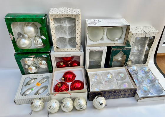 Image 1 of 🎄 Large vintage Christmas tree baubles – Inge-Glas, Krebs & Sohn, Tradition