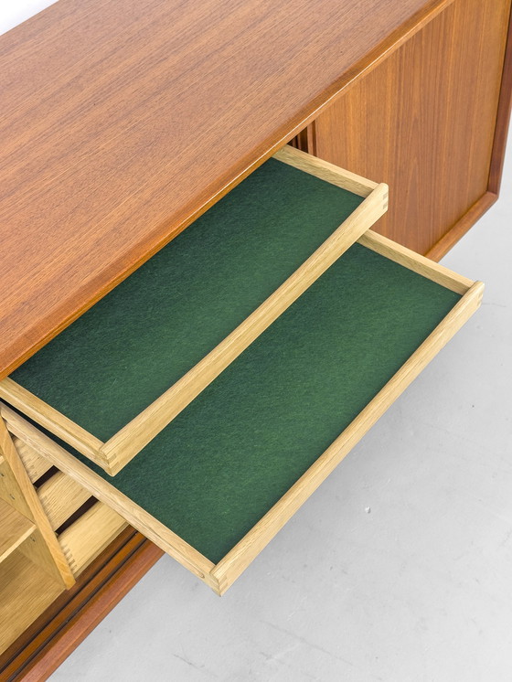Image 1 of Danish Teak Sideboard by Henning Kjaernulf for Bruno Hansen, 1960s