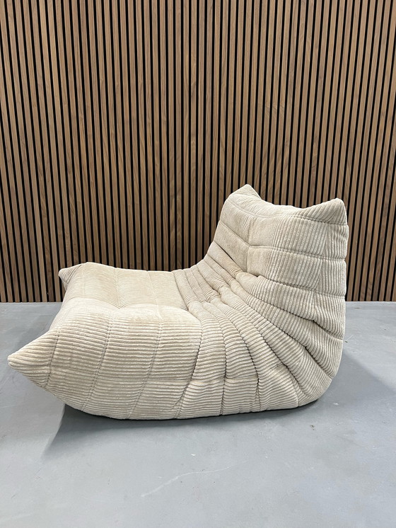 Image 1 of Ligne Roset Togo Curduroy/Ribstof Beige