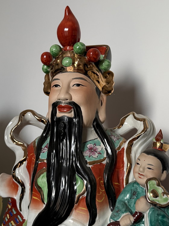 Image 1 of Chinese wijzen keramische beelden