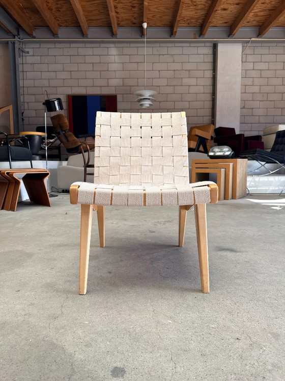 Knoll Risom lounge chair, Jens Risom, Sillas y sillones, Textil, Madera, Beige (foto 9 de 13)