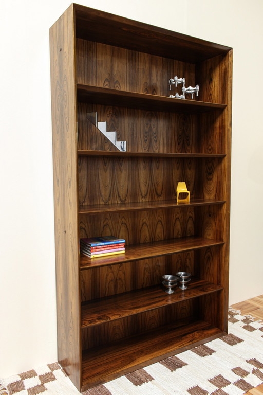 Vintage boekenkast van palissanderhout