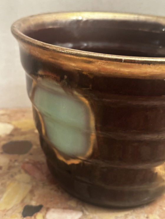 Image 1 of Vintage keramische plantenpot / Vintage keramische plantenpot