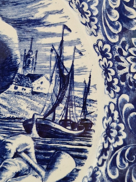 Image 1 of Piastra da muro.Delfts.Boch Freres La Louviere.