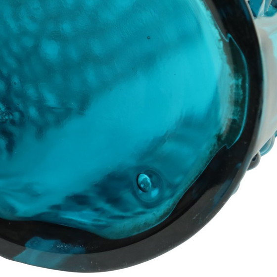 Image 1 of Vintage Blauwe Design Bubble Vaas