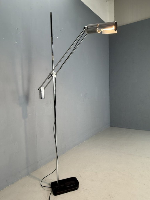 Lampadaire Haloprofil 8008 de Viktor Frauenknecht pour Swiss Lamps, années 1970