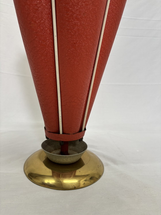 Image 1 of Vintage Mid-Century design paraplubak jaren '50/'60 rood