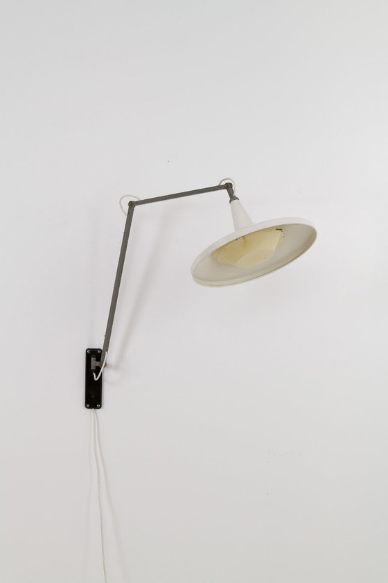 Lámpara de pared 'Panamá' - Wim Rietveld para Gispen – Apliques, Metal, Polyester (photo 5 of 17)