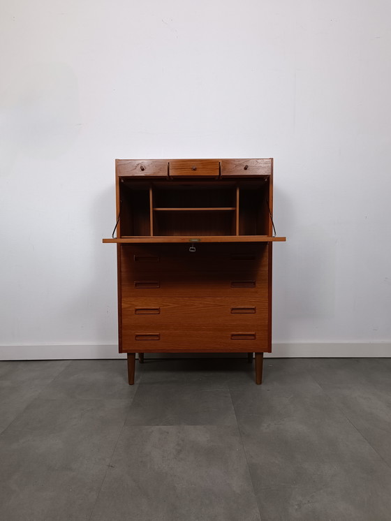 Image 1 of Vintage Danish Wall Cabinet/Secretaire By Westergaards Møbelfabrik