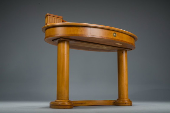 Image 1 of Biedermeier Frisiertisch und Sessel aus Wolkenstein, Italien, 2er-Set