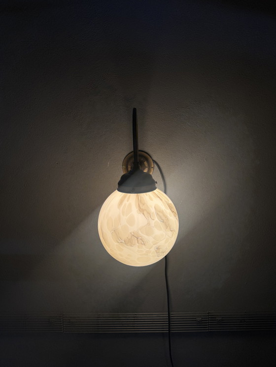 Image 1 of Suggestiva lampada da parete vintage marmorizzata di AGI Verlichting (Almelo)