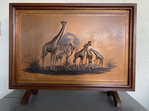 Dennis Thomson copper wall artwork
