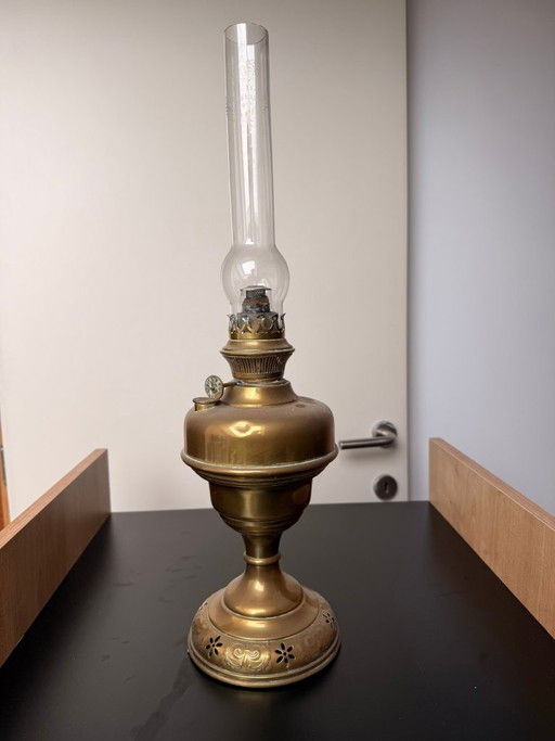 Lampe Belge – tafellampen, Glass, Copper
