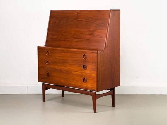 Image 1 of Secretary In Teak By Arne Hovmand Olsen For Mogens Kold, 1960S