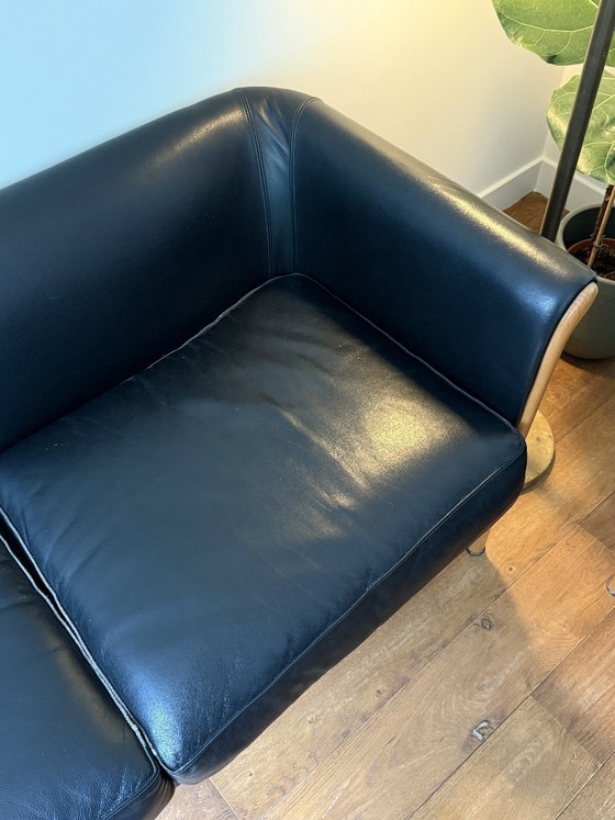 Image 1 of Leather club set by Antonio Citterio for Moroso, 1980s