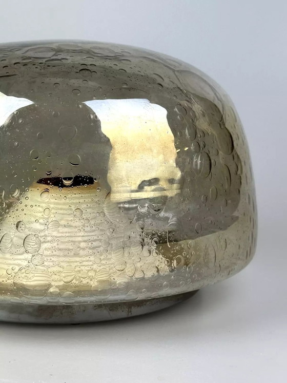 Image 1 of 60s 70s plafondlamp Plafoniere Flush Mount Böhmer Leuchten Duitsland Glas