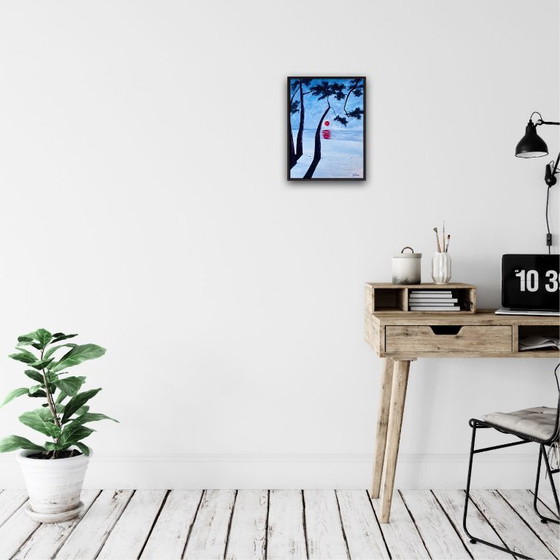 Image 1 of Acrylic and ink on canvas board, 40x30cm