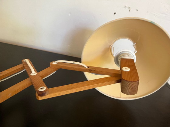 Lampe ciseaux IKEA V9004 vintage – Applique murale en bois – Années 1980 – Appliques murales, Wood (photo 3 of 9)