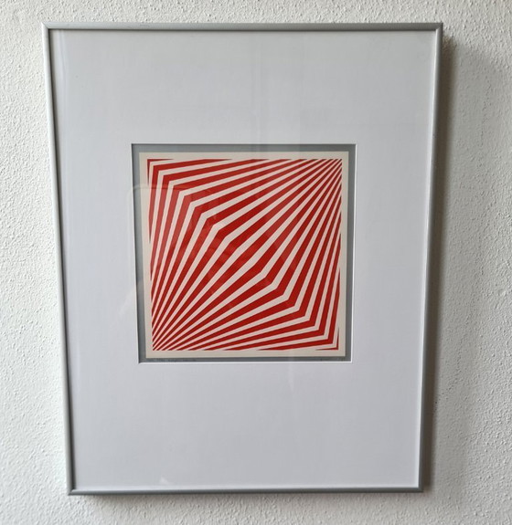 Image 1 of Serigrafia Op Art limitata di Dirk Huizer, 1976