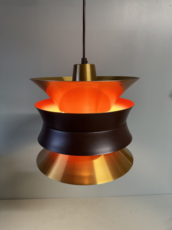Prachtige Vintage Mid-Century Hanglamp Deens Design – Hanglampen, Metal (photo 5 of 15)