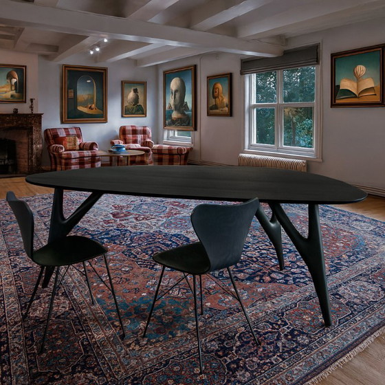 Image 1 of GREYGE TED Ash Nero Dining Table 240 cm – Handmade Solid Wood Designer Table Made in Italy