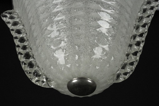 Image 1 of Rara araña Art Deco Ercole Barovier en cristal Pulegoso Murano. Italia 1940s