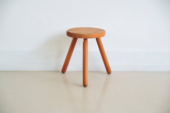 Image 1 of wooden milk stool