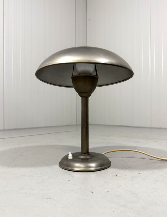 Image 1 of Lámpara de escritorio cromada, lámpara de mesa, 1930