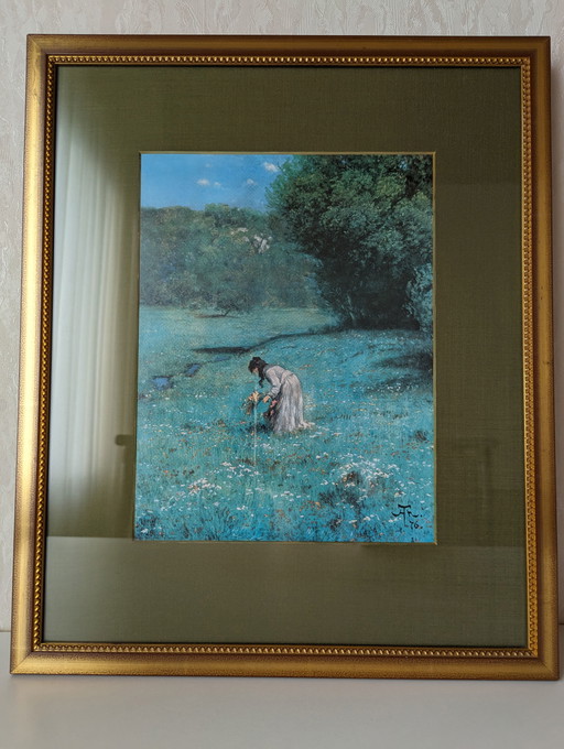 Hans Thoma - Pré de la forêt