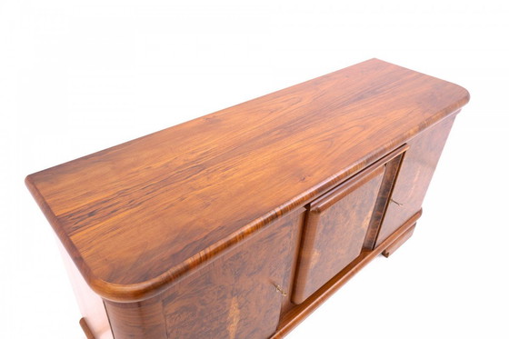 Image 1 of Large Art Deco Chest of Drawers, Poland, 1940s